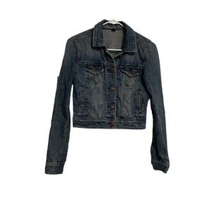 American Eagle light blue jean jacket S